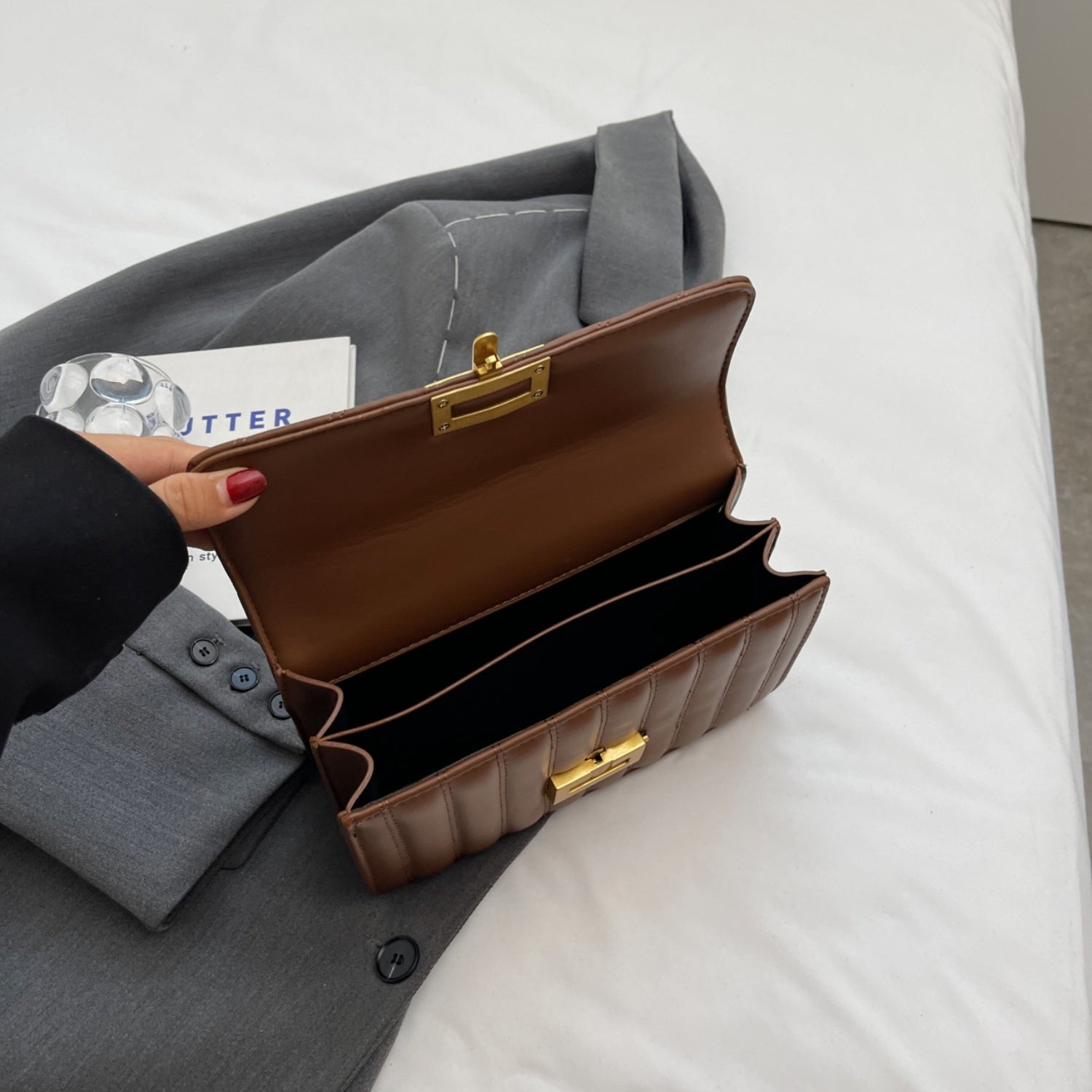 Small Leather Crossbody Bag Trendsi