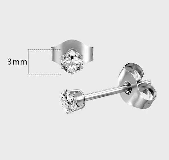 2CT Moissanite Stud Earrings TETAEA