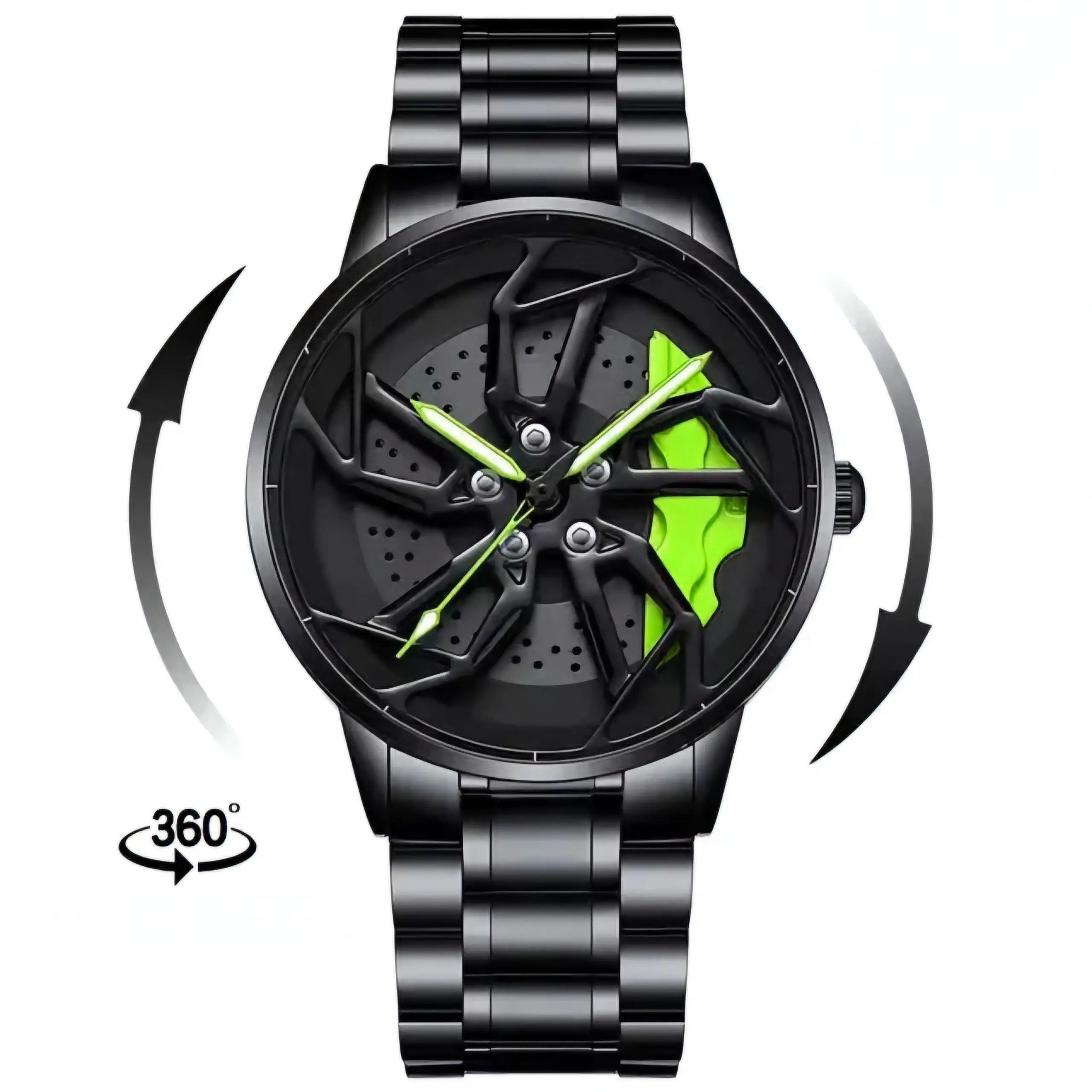 360° Rotating Car Wheel Men's Watch - TETAEA
