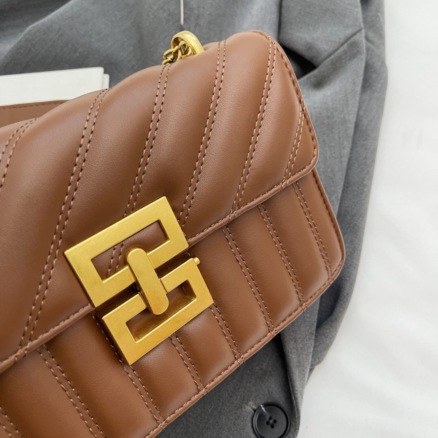 Small Leather Crossbody Bag Trendsi