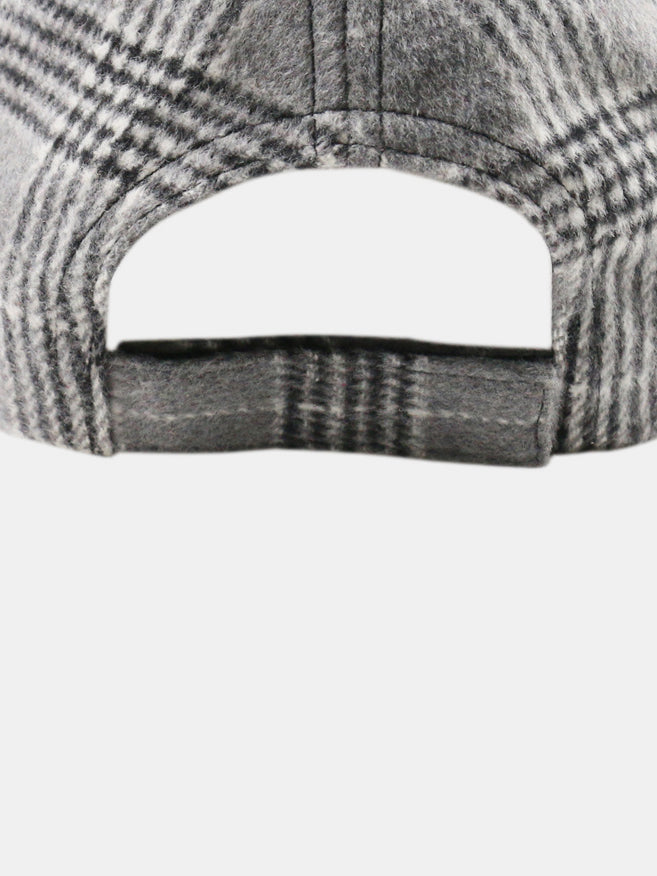 Plaid Adjustable Cotton Baseball Cap Trendsi