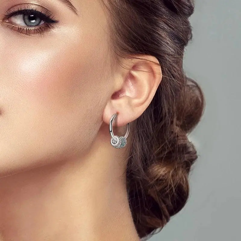 60 Types of Beautiful 925 Sterling Silver Earrings for Women Different Shape Earrings TETAEA