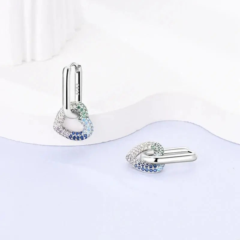 60 Types of Beautiful 925 Sterling Silver Earrings for Women Different Shape Earrings TETAEA