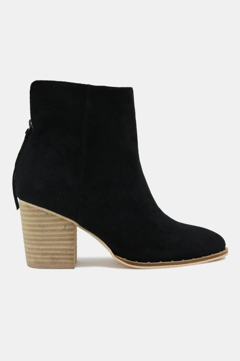 Beast Fashion Suede Point Toe Ankle Booties Trendsi