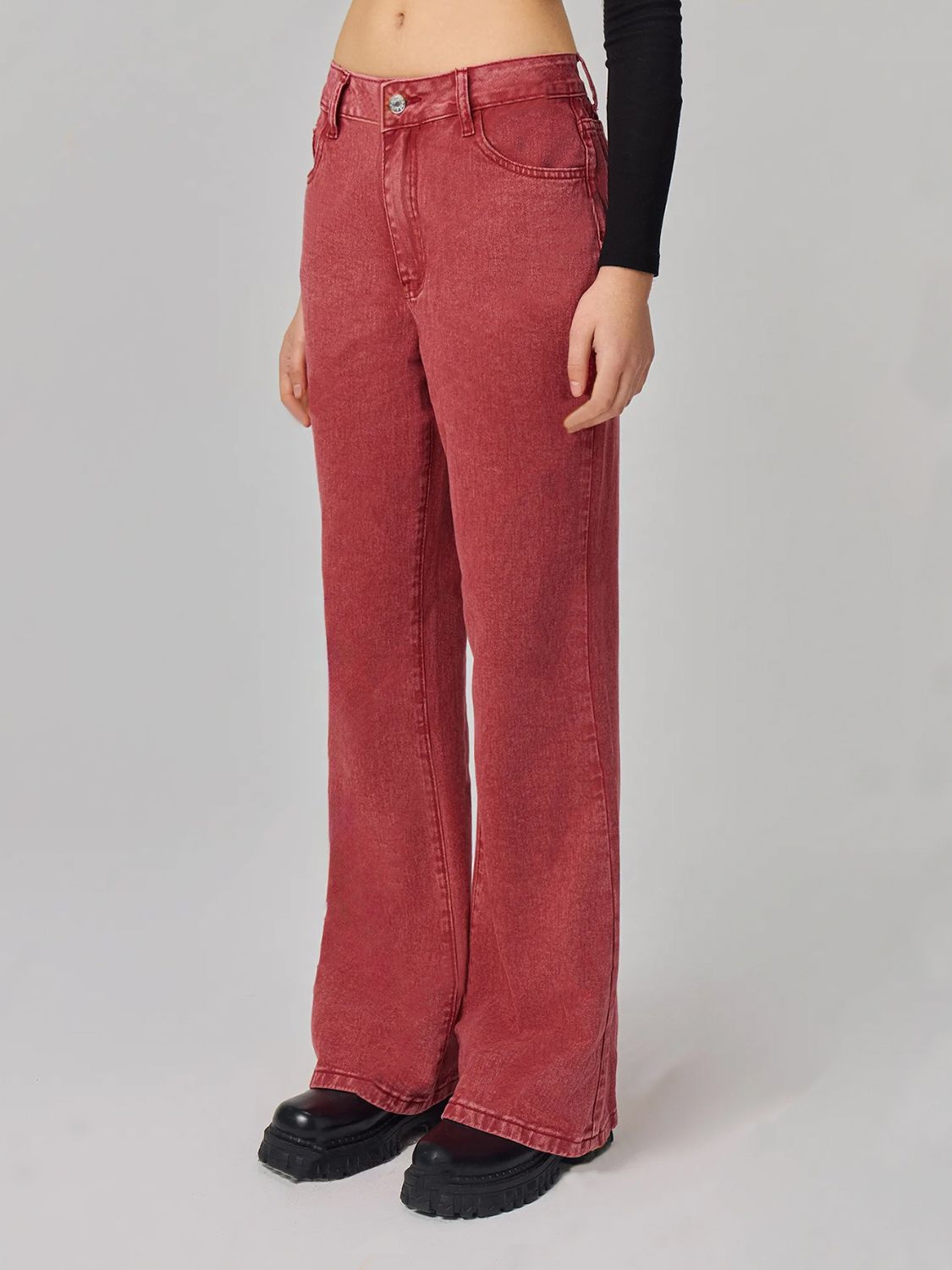 Bootcut Jeans with Pockets Trendsi