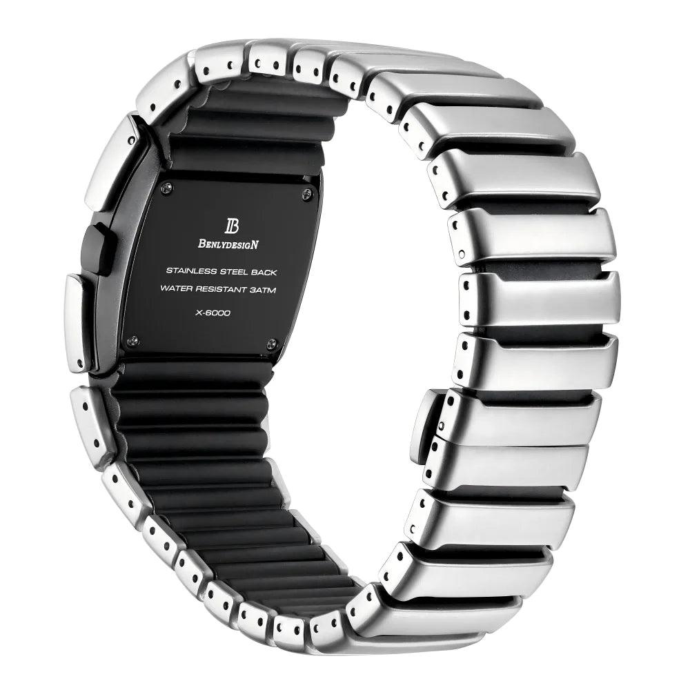 Unique Metal Watch Futuristic Watch for Men Modern Fashion Electronic Stylish Style