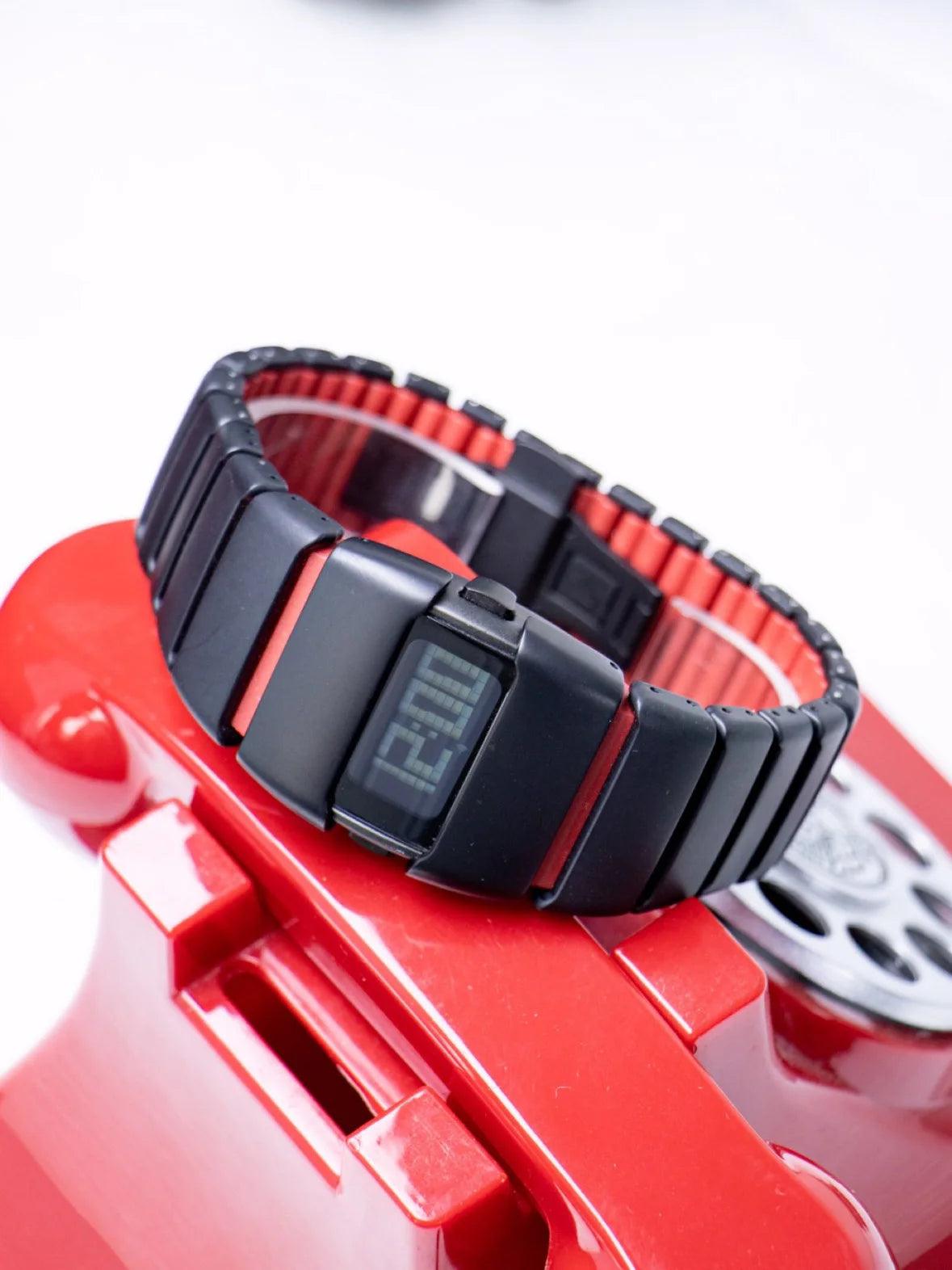 Rare Unique Full Metal Digital Watches Futuristic Style Electronic Fashionable Stylish