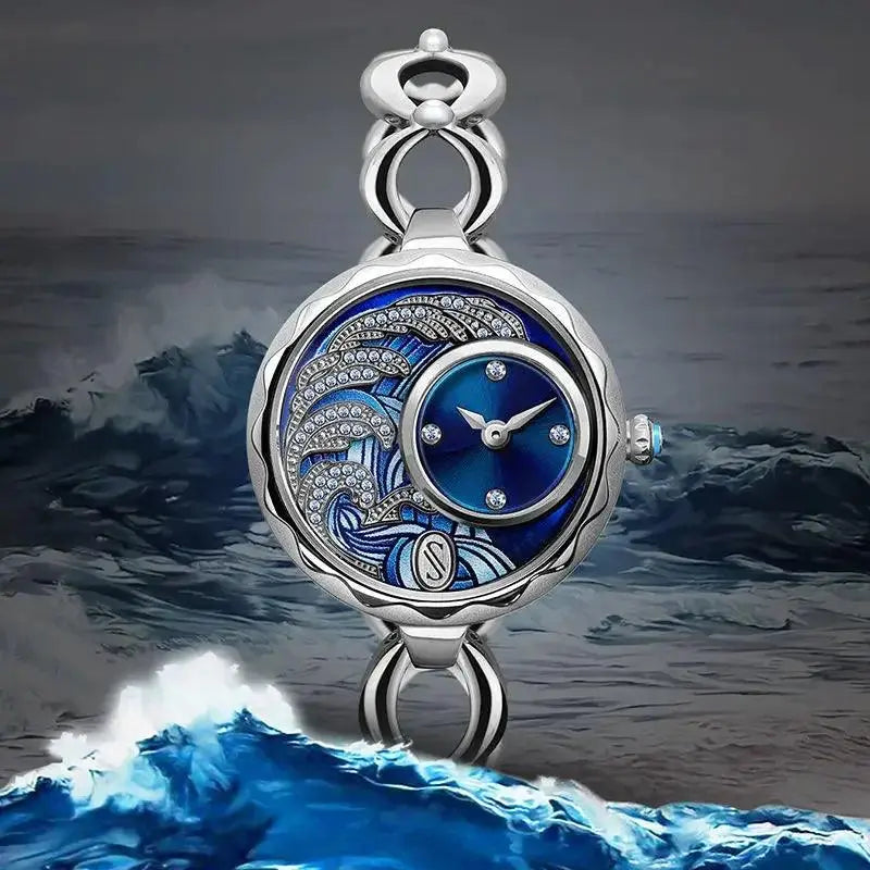 Brand New Luxury Women's Quartz Watch with Unique Rose Gold Design TETAEA