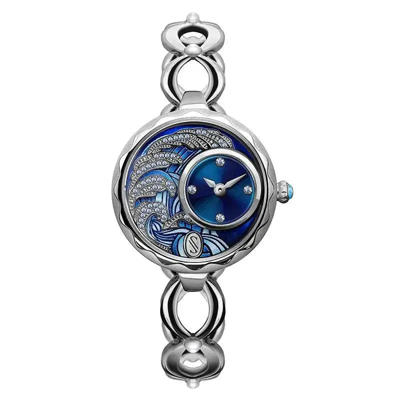 Brand New Luxury Women's Quartz Watch with Unique Rose Gold Design TETAEA