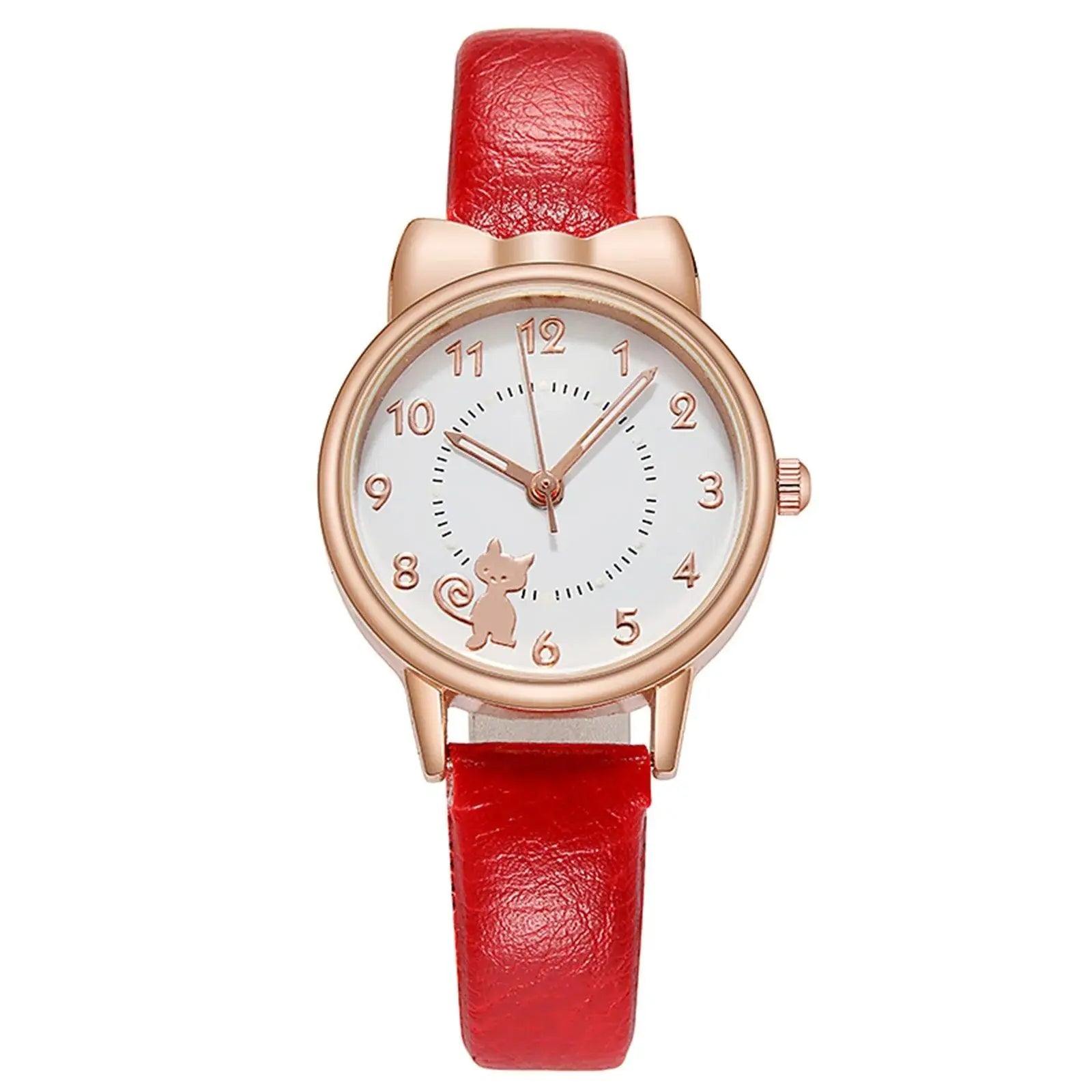 Cute cat quartz watch TETAEA