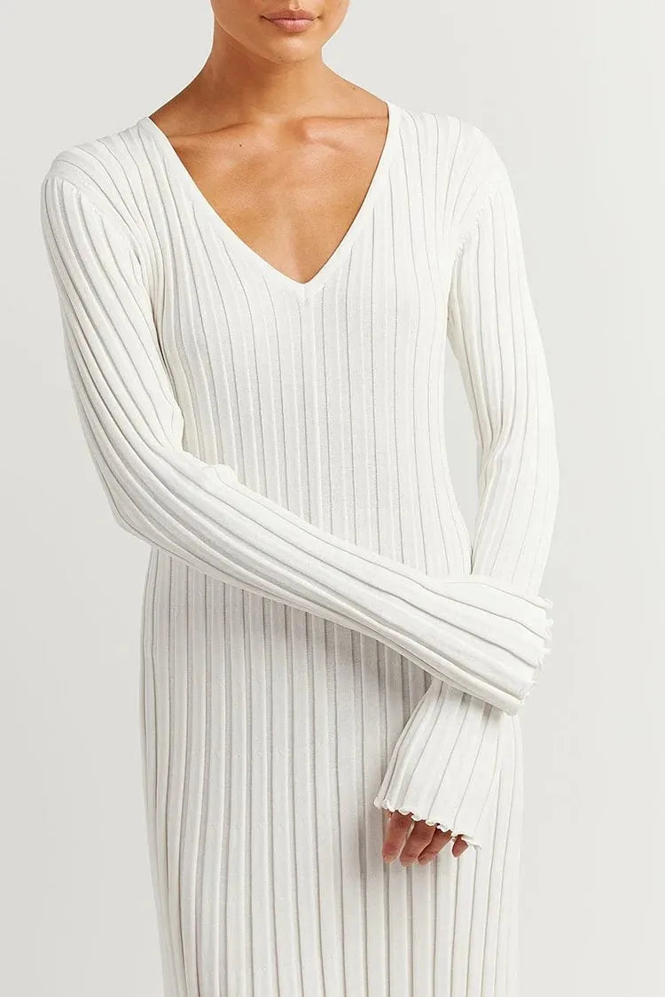 Fashion Personalized Knitted Dress For Women TETAEA