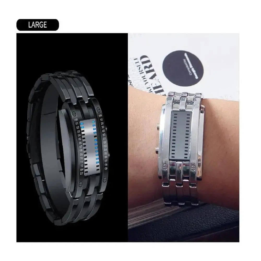 Futuristic Digital Wrist Watch - TETAEA