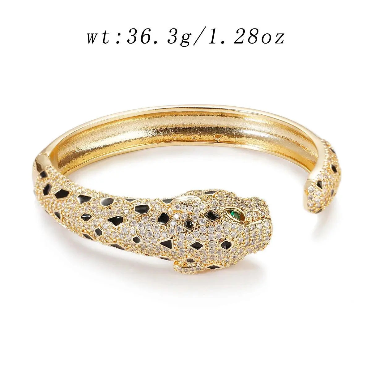 Gold Color Tiger Head Bracelet for Women TETAEA