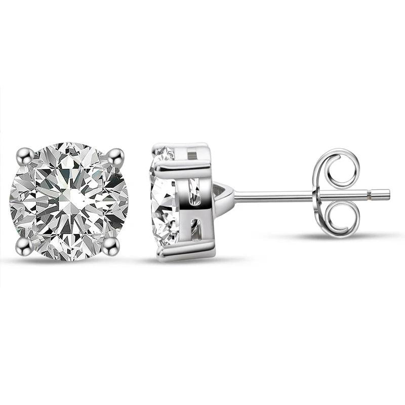 Diamond Simple Earrings