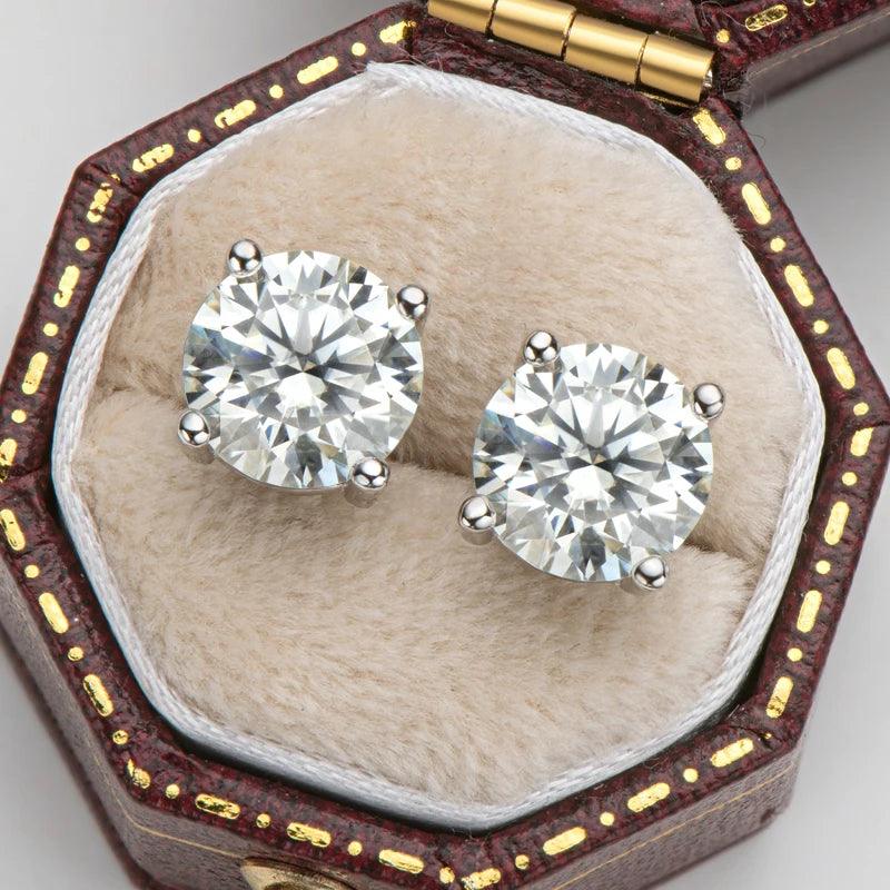 Diamond Simple Earrings