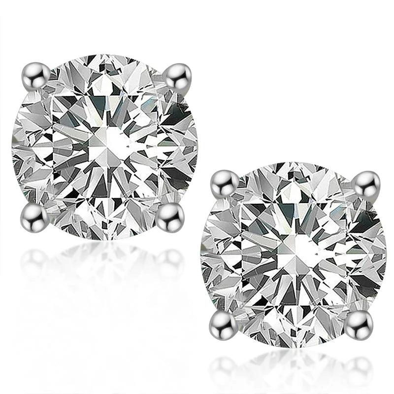 Diamond Simple Earrings