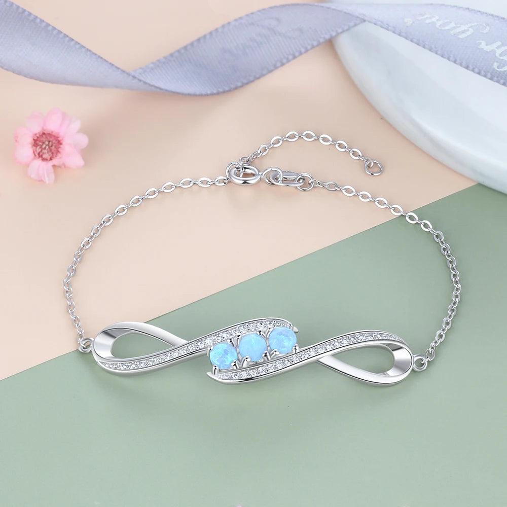 Luxury Blue Opal Bracelet