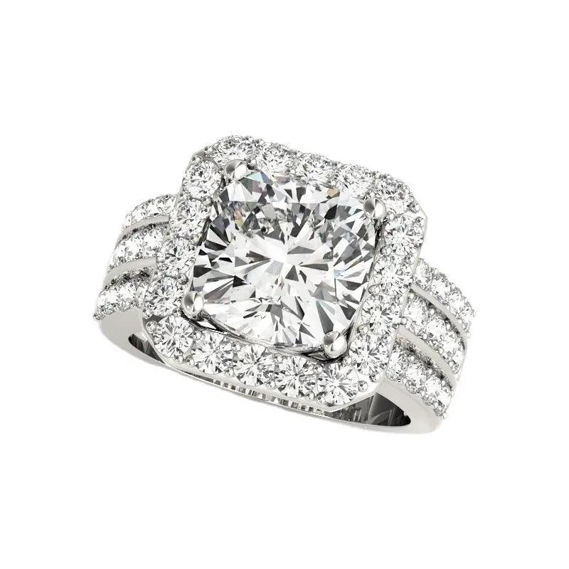 Luxury 3 Carat Fashion Jewelry 925 Sterling Silver Female