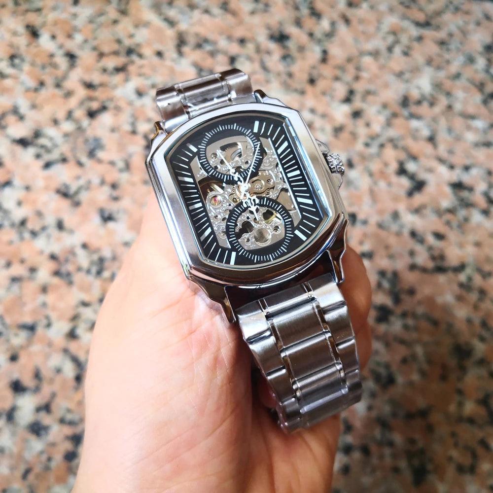 Pioneering Luxury Automatic Men's Stainless Steel Watch