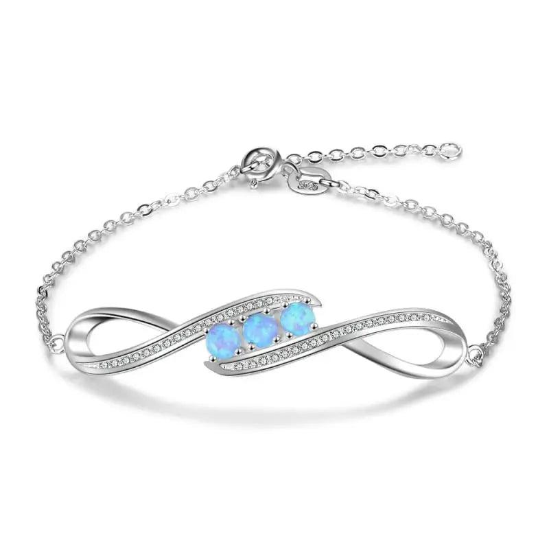 Luxury Blue Opal Bracelet