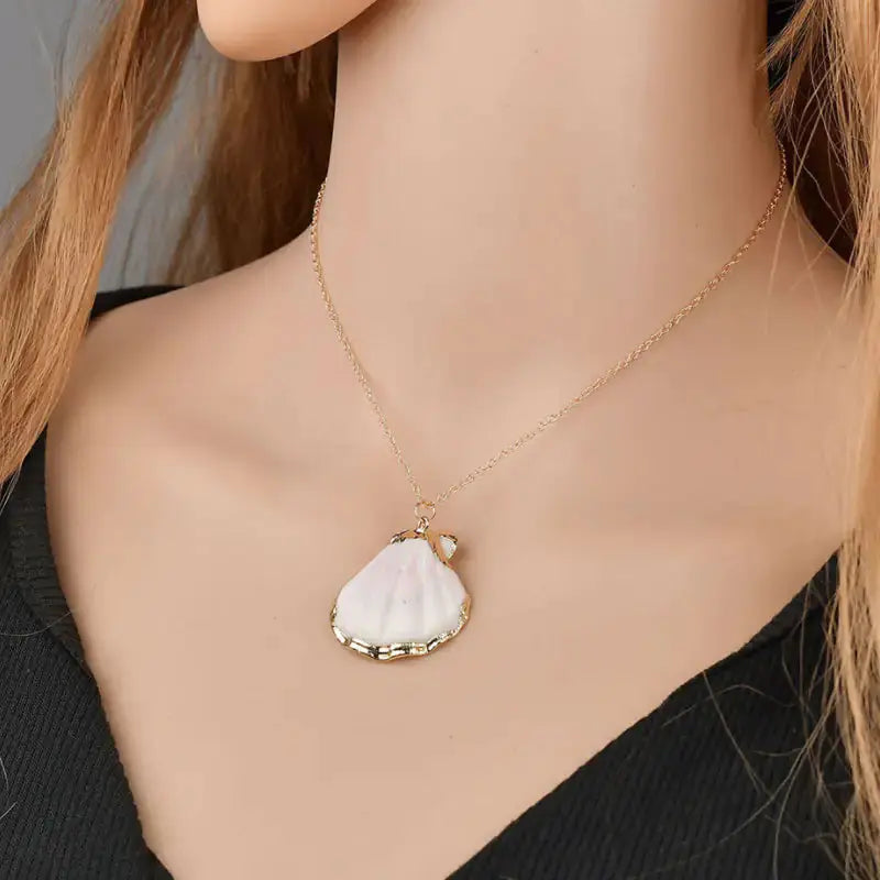 Heartbeats Seashell Necklace Set Of 3 TETAEA