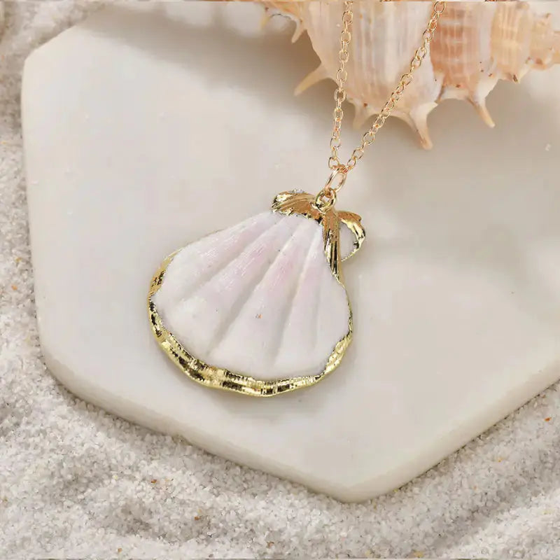 Heartbeats Seashell Necklace Set Of 3 TETAEA