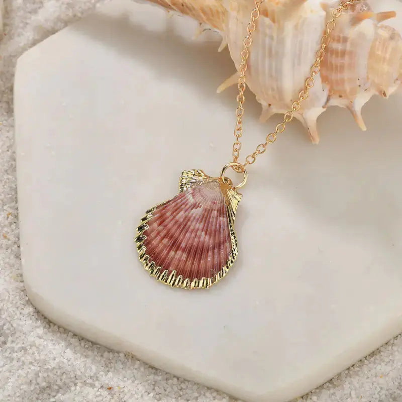 Heartbeats Seashell Necklace Set Of 3 TETAEA