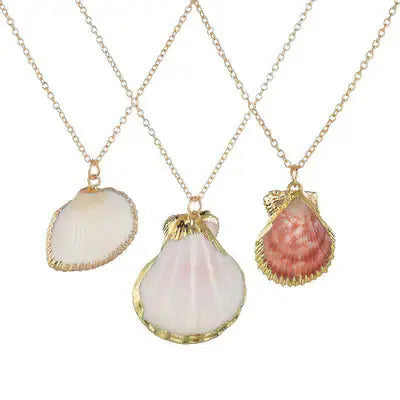 Heartbeats Seashell Necklace Set Of 3 TETAEA
