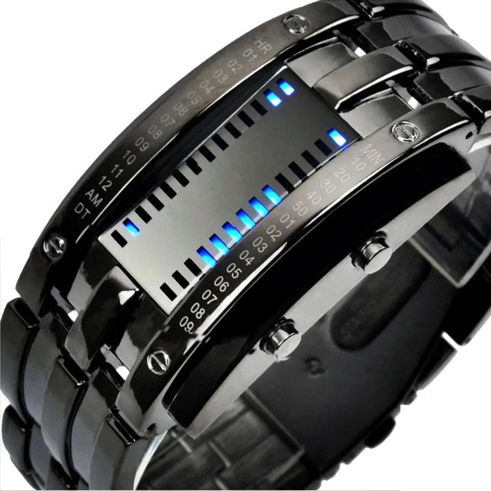 Futuristic Digital Wrist Watch