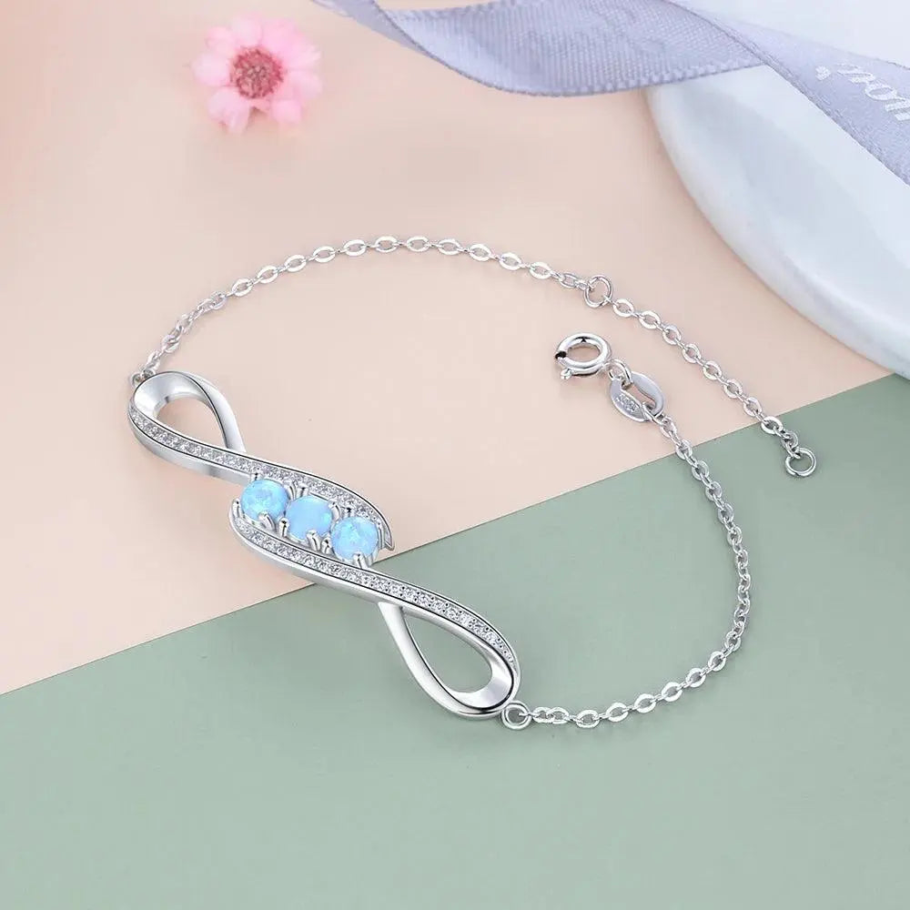 Luxury Blue Opal Bracelet TETAEA