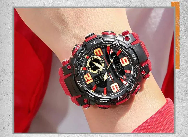 Military Men Watch Fashion Sport Outdoor G Wristwatch Male Digital Stopwatch - TETAEA