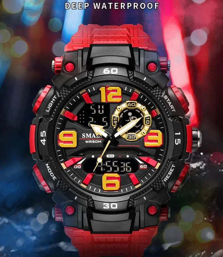 Military Men Watch Fashion Sport Outdoor G Wristwatch Male Digital Stopwatch - TETAEA