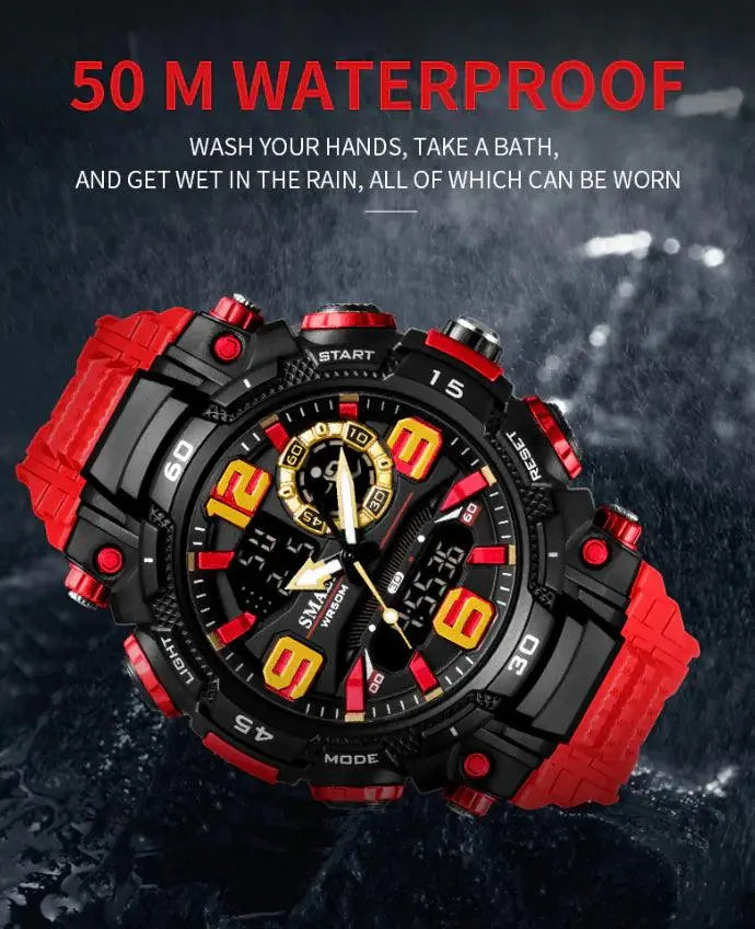 Military Men Watch Fashion Sport Outdoor G Wristwatch Male Digital Stopwatch - TETAEA