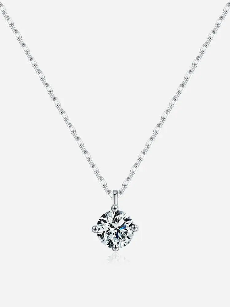 Modian Accessible Luxury Women's Easiest for Match Clavicle Chain Single Diamond - TETAEA