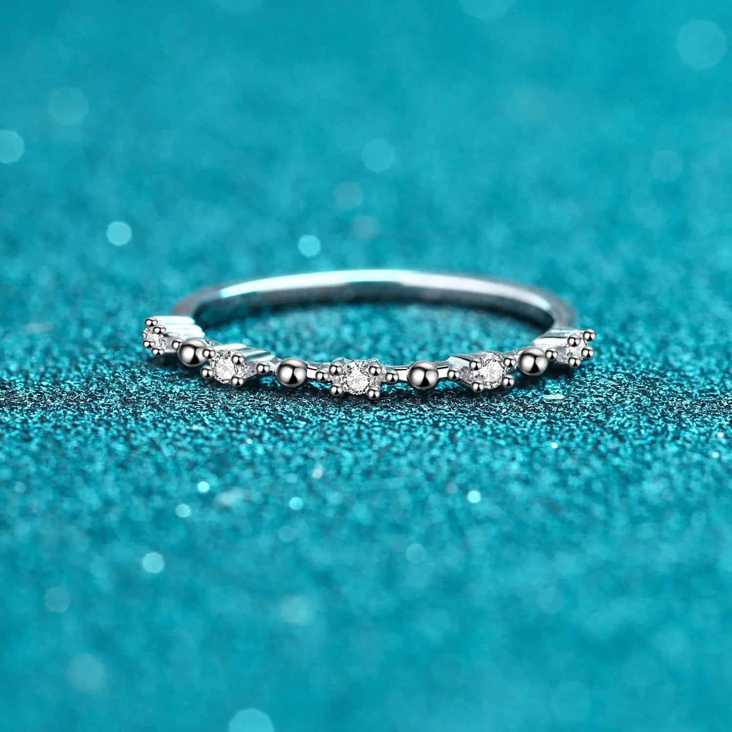 Moissanite 925 Sterling Silver Ring Trendsi