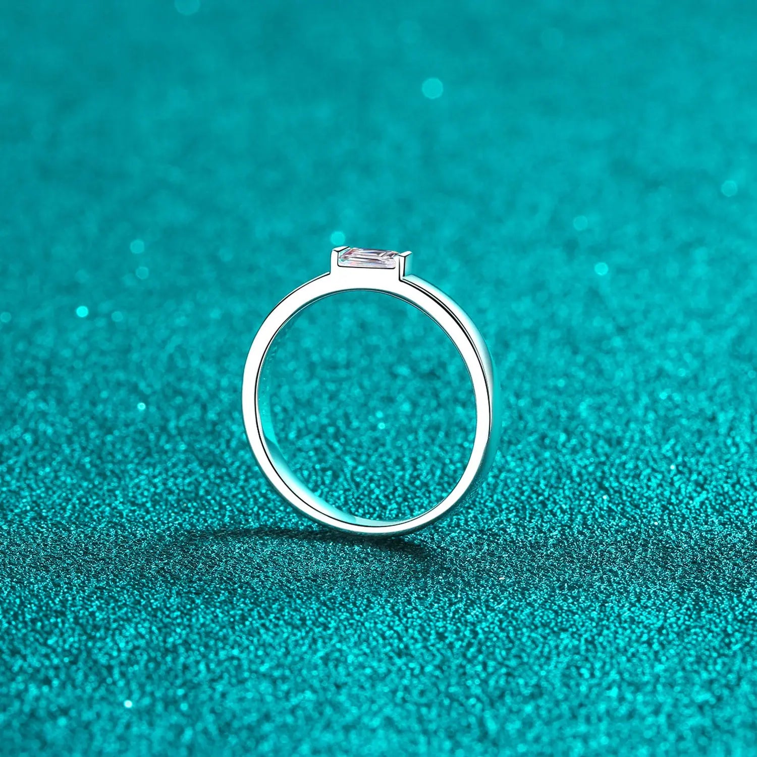 Moissanite 925 Sterling Silver Ring Trendsi