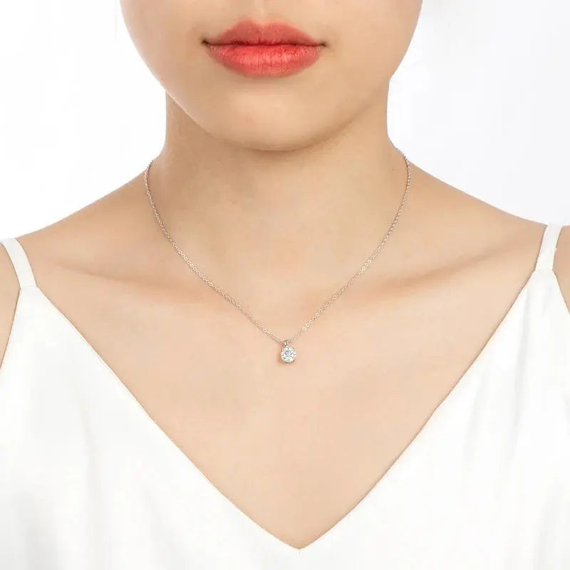 Moissanite jewelry set luxury necklaces - TETAEA
