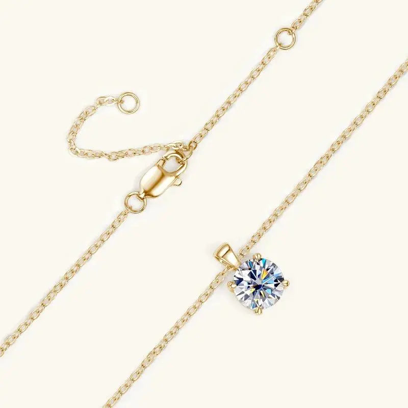 Moissanite jewelry set luxury necklaces - TETAEA