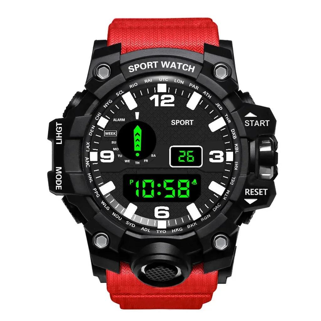 LED Digital Sports Electronic Fitness Watch