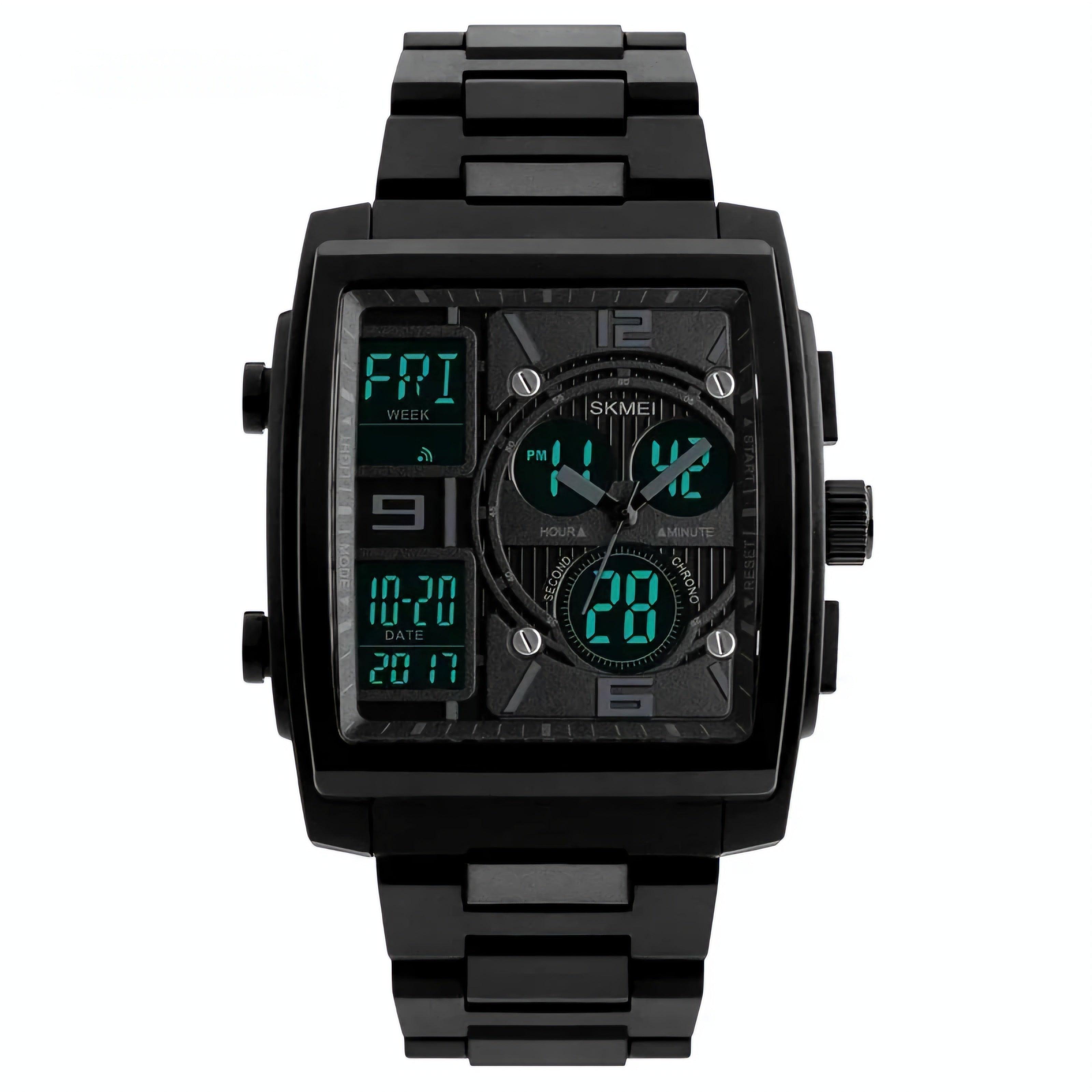 Luxury Sports Waterproof Digital LED Display Quartz Electronic Wrist Watch for Men