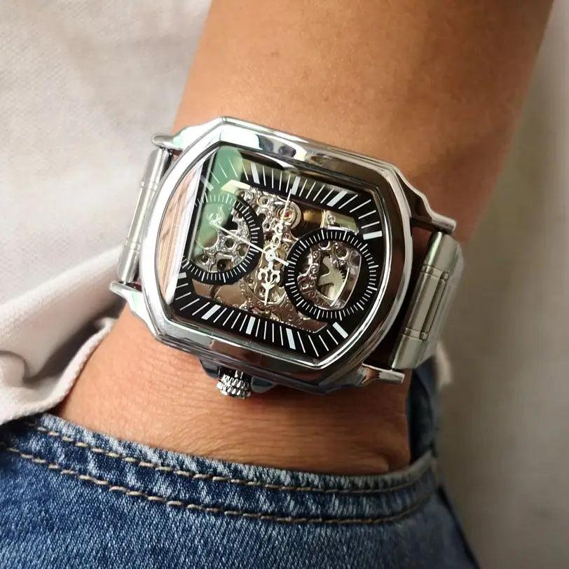 Pioneering Luxury Automatic Men's Stainless Steel Watch