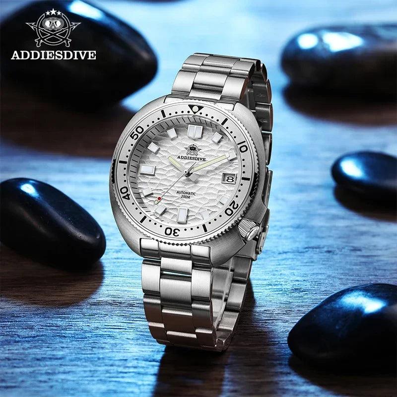 Premium Men's Automatic Mechanical Watch, Water Resistant to 200 Meters, Stainless Steel