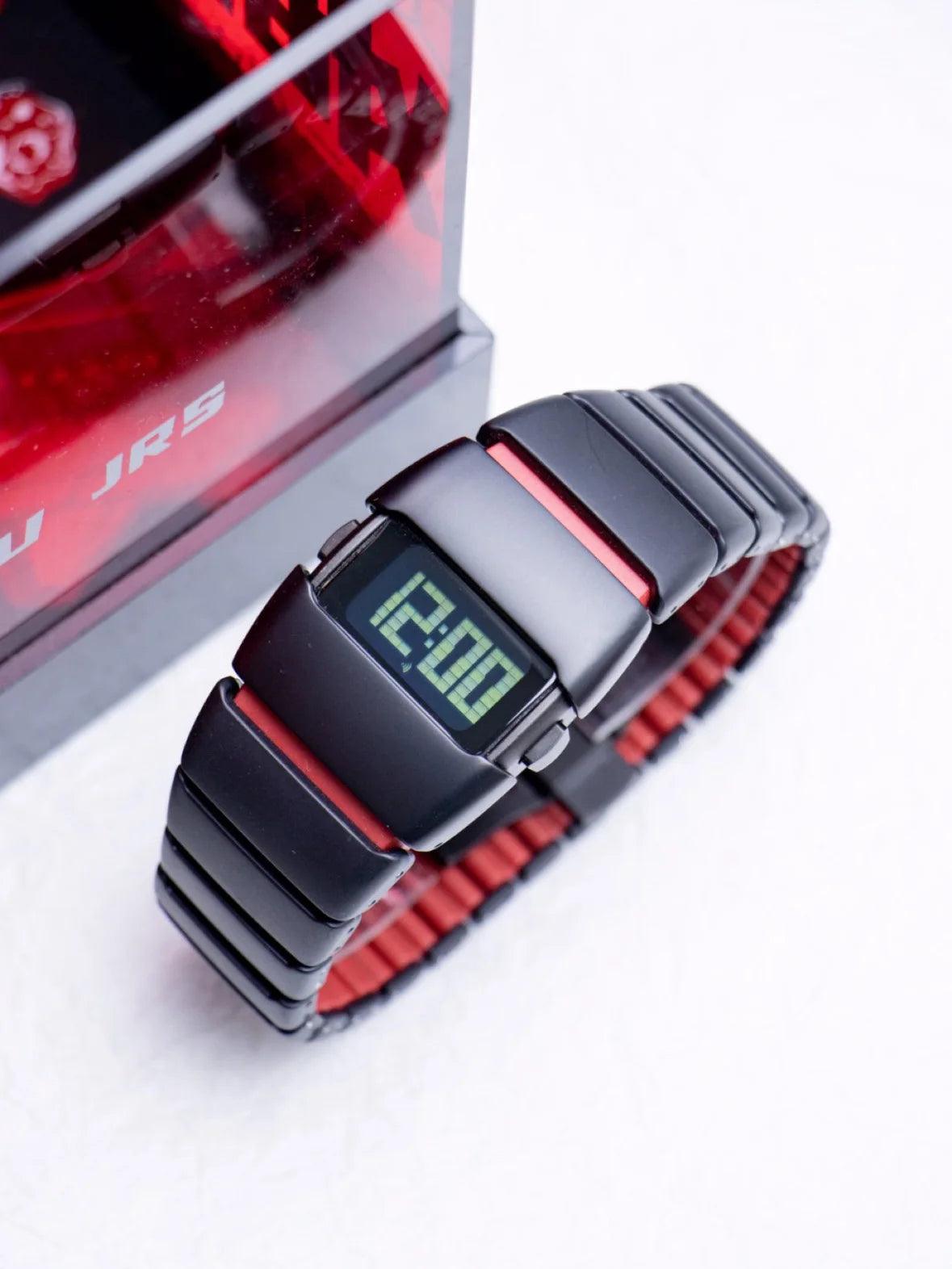 Rare Unique Full Metal Digital Watches Futuristic Style Electronic Fashionable Stylish