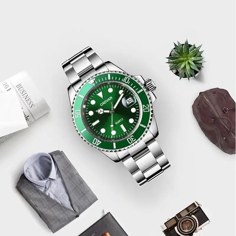 Fashion Watch Casual Clock Montre Homme Business Quartz Watch Calendar