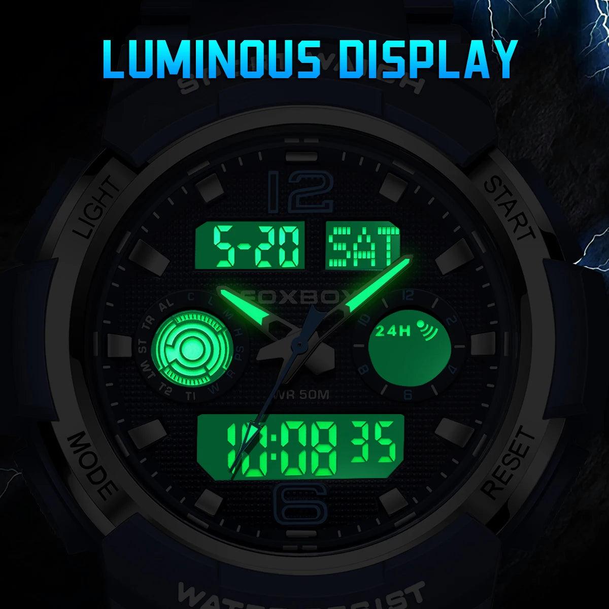 Special Digital Watch Countdown Stopwatch Waterproof LED Light