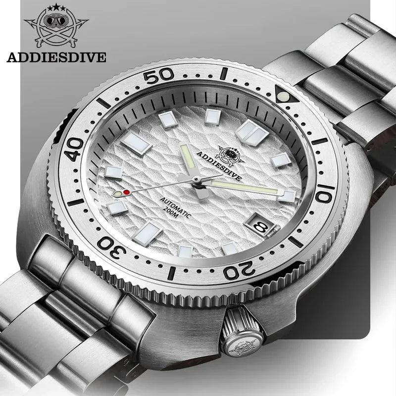 Premium Men's Automatic Mechanical Watch, Water Resistant to 200 Meters, Stainless Steel