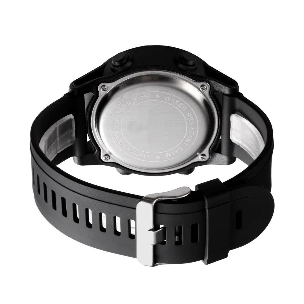 Luxury Men's Digital LED Sports Electronic Fitness Waterproof Watch