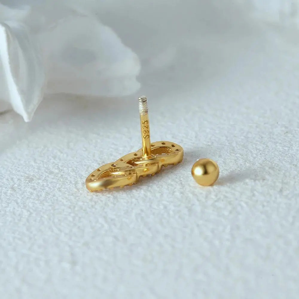 Simple Earrings Three Hoops TETAEA