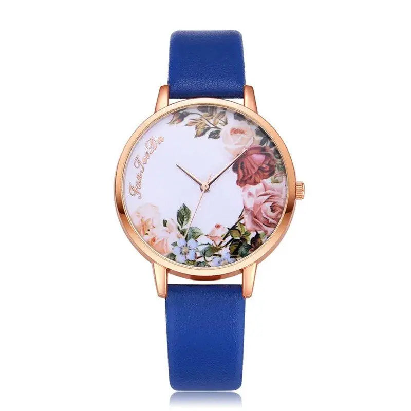 Simple White Floral Watch - TETAEA