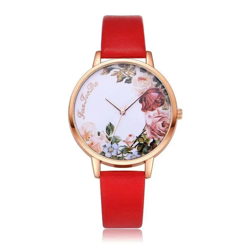 Simple White Floral Watch - TETAEA
